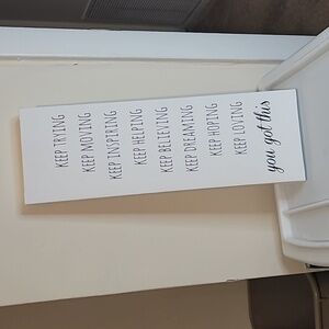 Motivational wall art